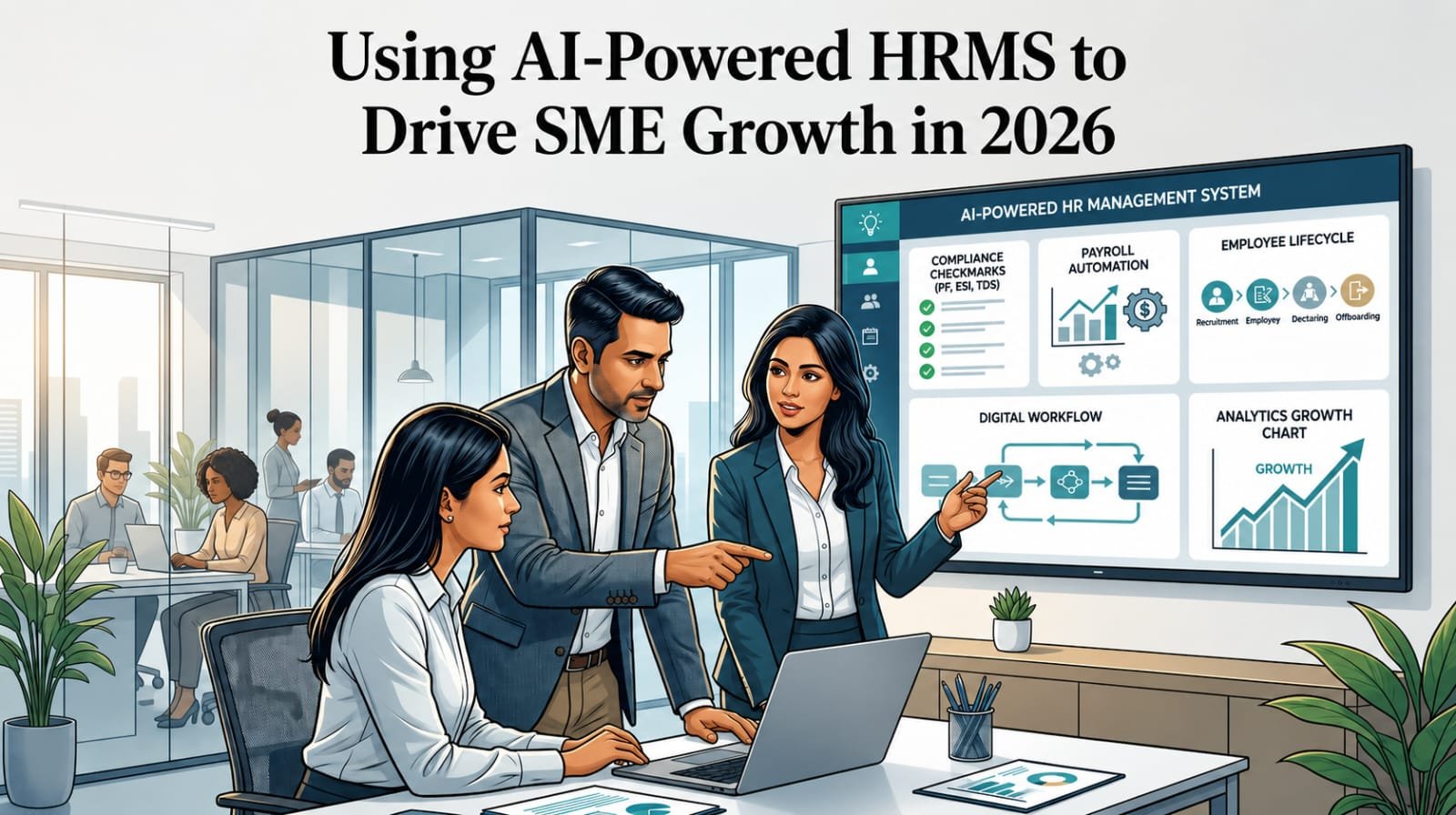 HRMS, Payroll, Compliance, SME, Transformation, Digitalisation, AI, Automation