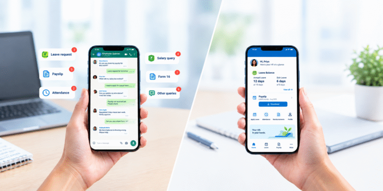 How Can HR Teams Eliminate WhatsApp-Based Leave and Payslip Requests Without Increasing Software Costs?